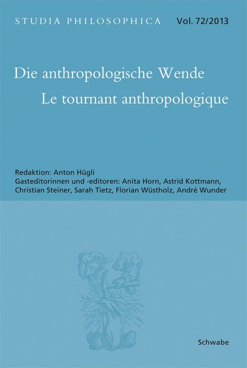 Produktbild: Die anthropologische Wende - Le tournant anthropologique