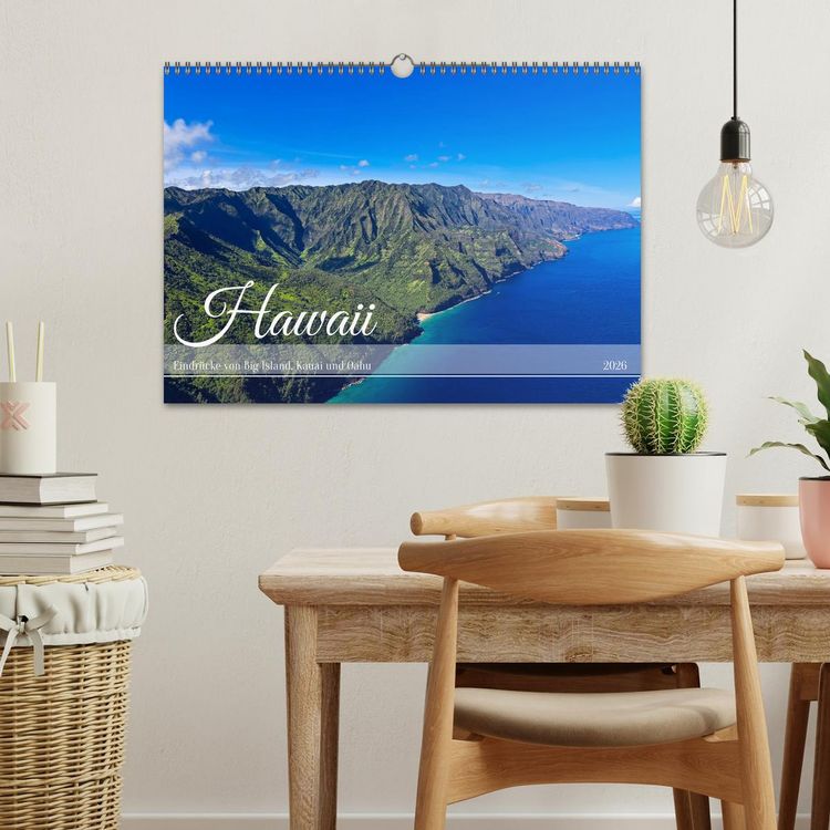 Produktbild: Hawaii - Eindr&uuml;cke von Big Island, Kauai & Oahu (Wandkalender 2026 DIN A3 quer), CALVENDO Monatskalender