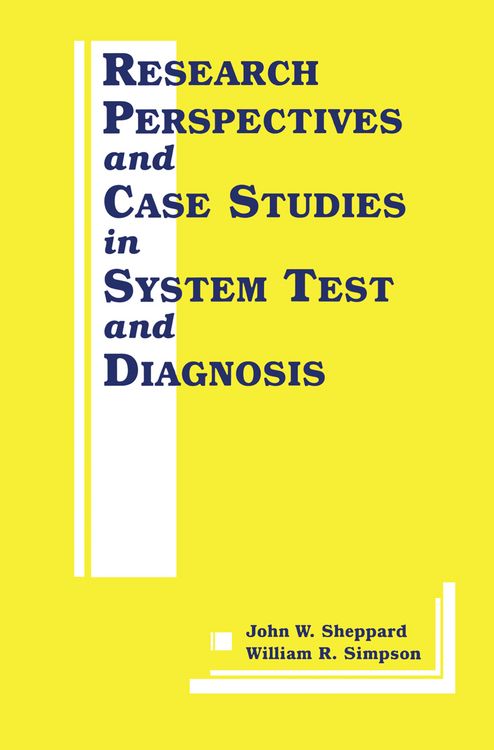 Produktbild: Research Perspectives and Case Studies in System Test and Diagnosis