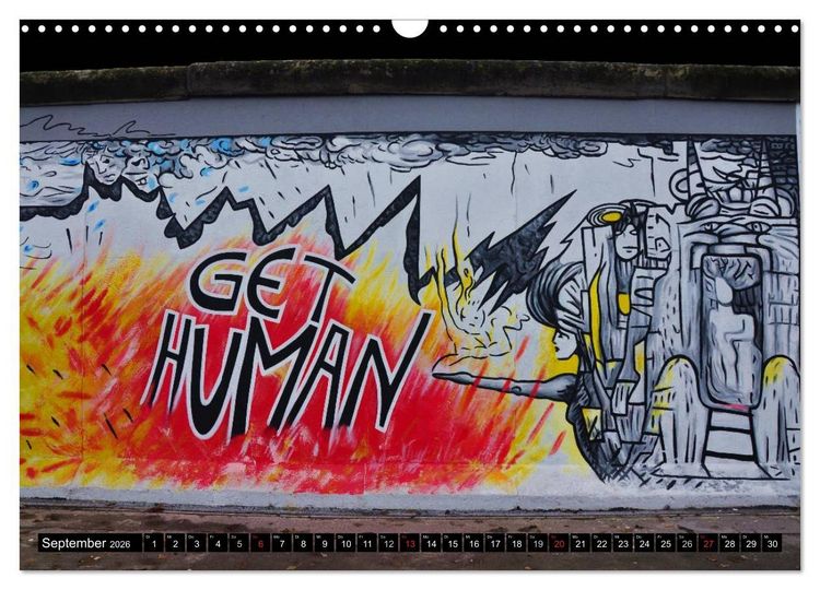 Produktbild: Berlin - Die East Side Gallery (Wandkalender 2026 DIN A3 quer), CALVENDO Monatskalender