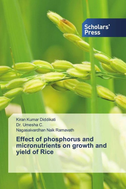 Produktbild: Effect of phosphorus and micronutrients on growth and yield of Rice