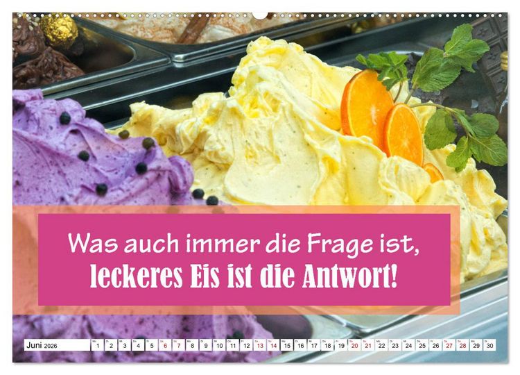 Produktbild: Liebe aus Zucker (Wandkalender 2026 DIN A2 quer), CALVENDO Monatskalender