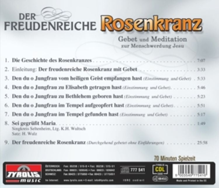 Produktbild: Der freudenreiche Rosenkranz