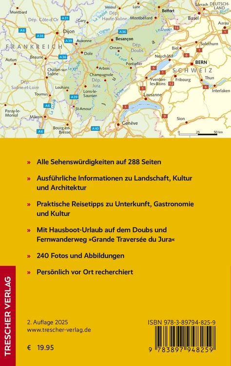 Produktbild: TRESCHER Reiseführer Französischer Jura