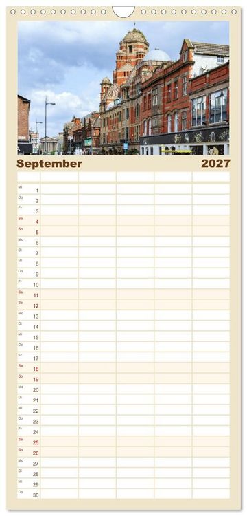 Produktbild: Familienplaner 2027 - Faszination Liverpool mit 5 Spalten (Wandkalender, 21 x 45 cm) CALVENDO