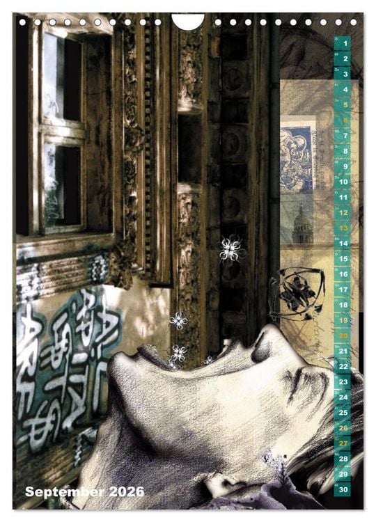 Produktbild: Dreams and Nightmares - Fantasy & Sci-Fi Art / 2026 (Wandkalender 2026 DIN A4 hoch), CALVENDO Monatskalender