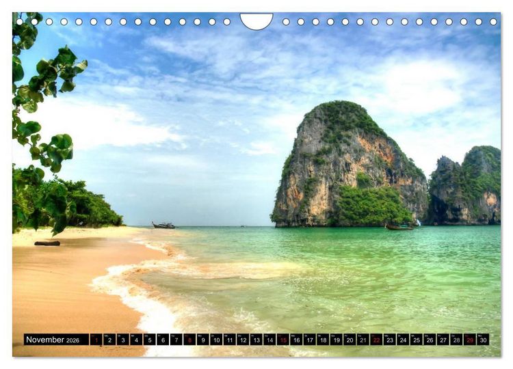 Produktbild: Thailand Sonne und Strand (Wandkalender 2026 DIN A4 quer), CALVENDO Monatskalender