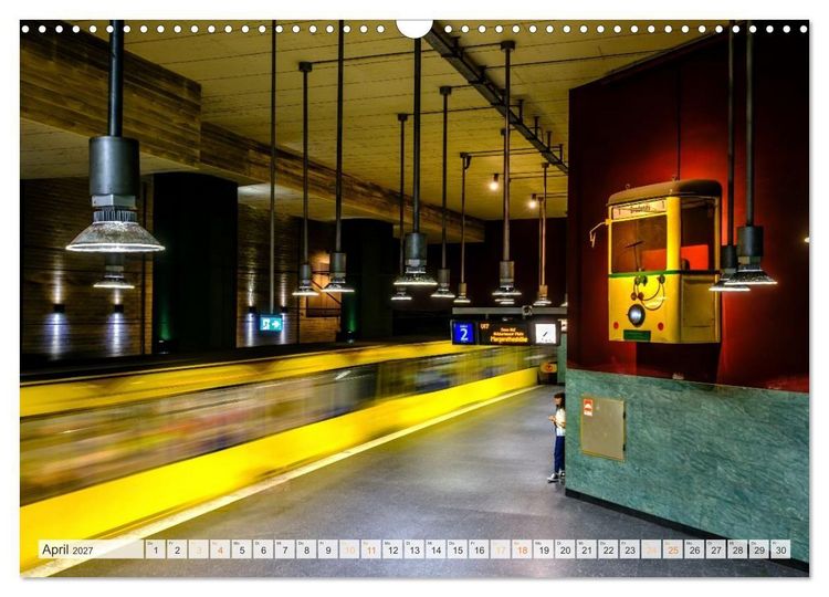 Produktbild: Ruhrbahn: U Linien verbinden (Wandkalender 2027 DIN A3 quer), CALVENDO Monatskalender