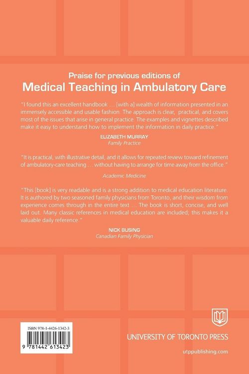 Produktbild: Medical Teaching in Ambulatory Care, Third Edition