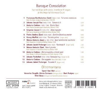 Produktbild: Baroque Consolation. Sacred Arias at the Imperial