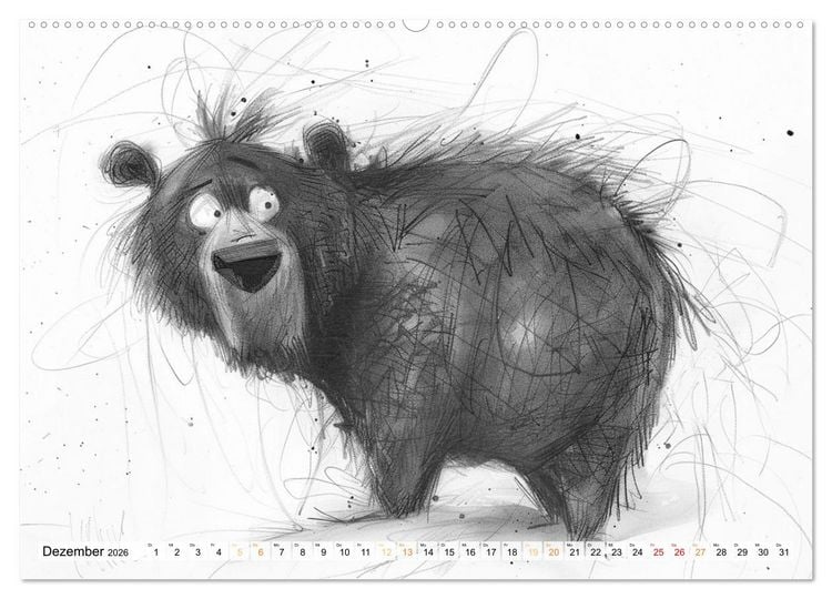 Produktbild: Tierisches Tohuwabohu (hochwertiger Premium Wandkalender 2026 DIN A2 quer), Kunstdruck in Hochglanz