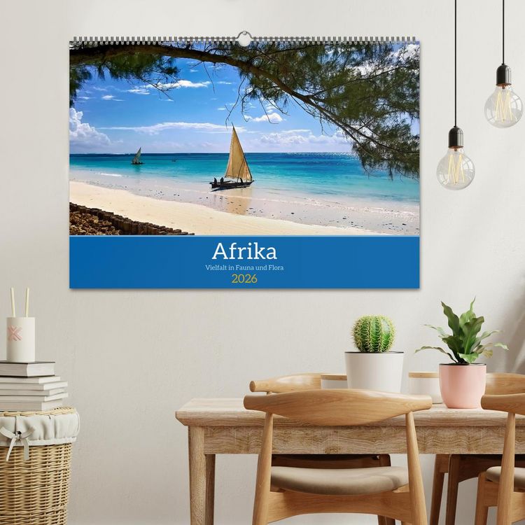 Produktbild: Afrika - Vielfalt in Flora und Fauna (Wandkalender 2026 DIN A2 quer), CALVENDO Monatskalender