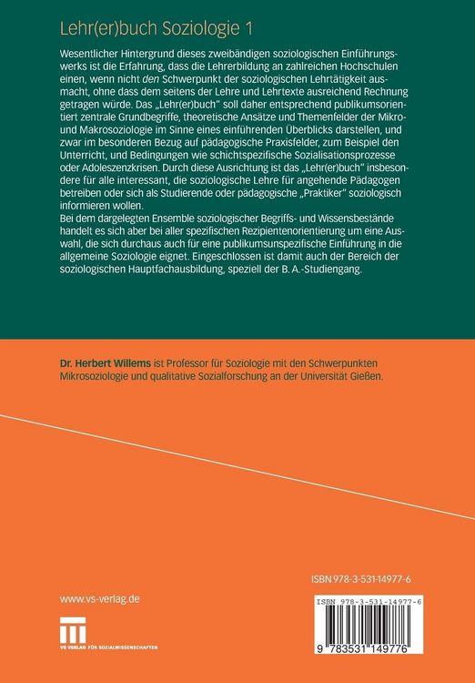 Produktbild: Lehr(er)buch Soziologie