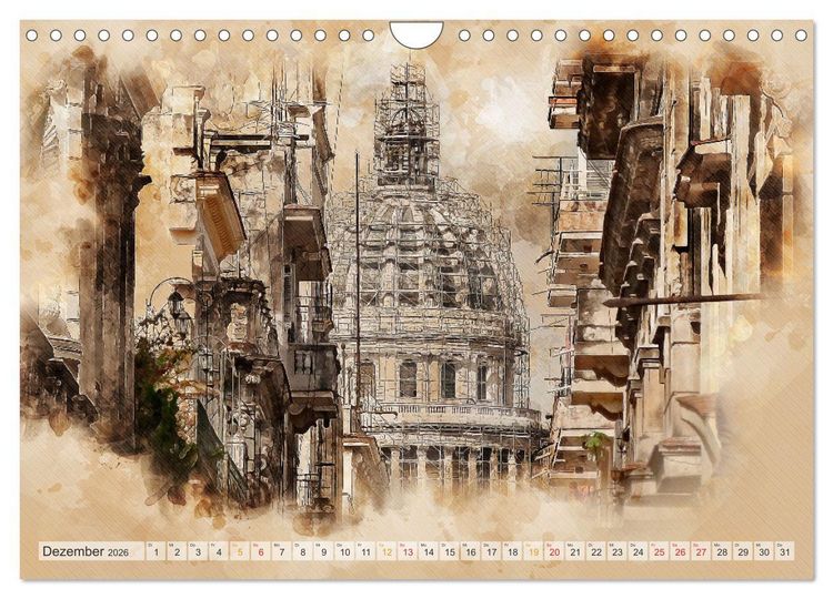 Produktbild: Cuba - Inselstaat in der Karibik (Wandkalender 2026 DIN A4 quer), CALVENDO Monatskalender