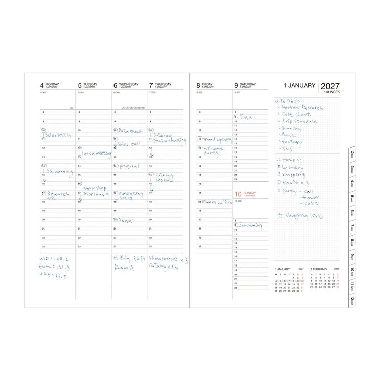 Produktbild: MARK'S 2026/27 Diary A5 Illustrations // Flower