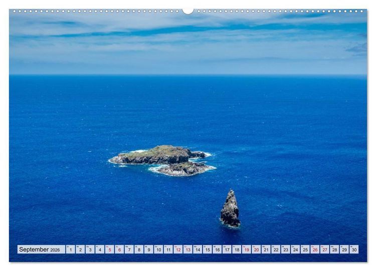 Produktbild: Die Osterinsel &ndash; Mythen, Moai und wilde Sch&ouml;nheit (hochwertiger Premium Wandkalender 2026 DIN A2 quer), Kunstdruck in Hochglanz