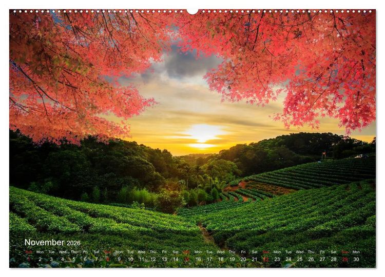 Produktbild: Japan Magic of a great country (High Quality Premium Wall Calendar 2026 DIN A2 landscape),CALVENDO 12 Month Wall Calendar