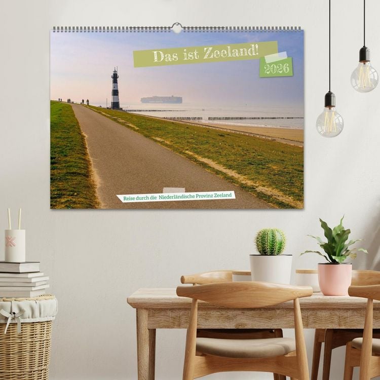 Produktbild: Das ist Zeeland! (Wandkalender 2026 DIN A2 quer), CALVENDO Monatskalender