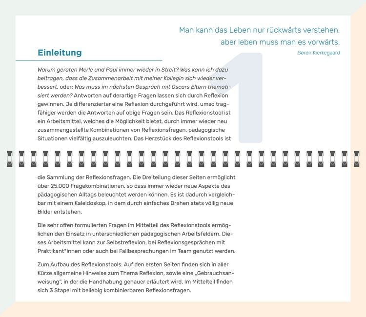 Produktbild: Reflexionstool f&uuml;r p&auml;dagogische Fachkr&auml;fte