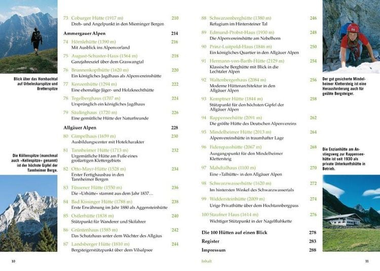 Produktbild: Das gro&szlig;e H&uuml;ttenwanderbuch