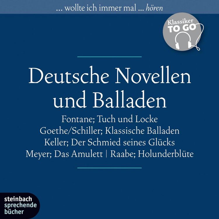 Produktbild: Deutsche Novellen - Ausgew&auml;hlte Novellen und Balladen (Ungek&uuml;rzt)