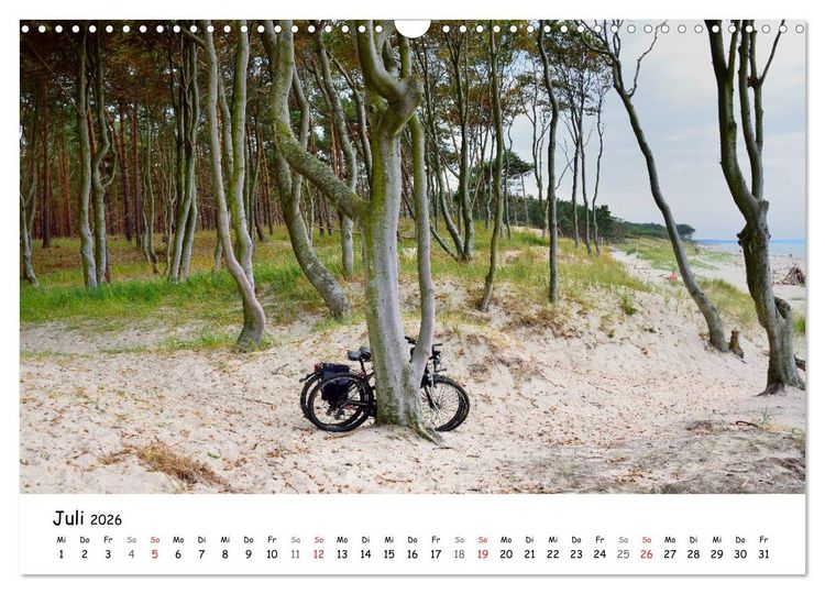 Produktbild: Velomantisch - Radimpressionen (Wandkalender 2026 DIN A3 quer), CALVENDO Monatskalender