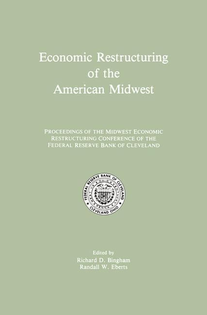 Produktbild: Economic Restructuring of the American Midwest