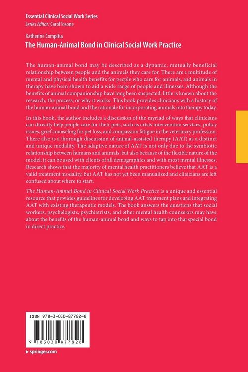 Produktbild: The Human-Animal Bond in Clinical Social Work Practice