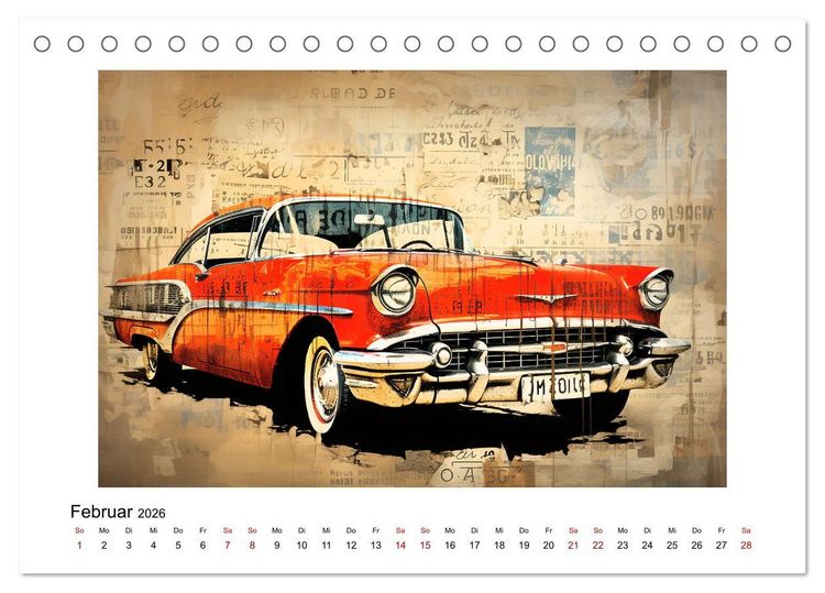 Produktbild: Bunte abstrakte Welt (Tischkalender 2026 DIN A5 quer), CALVENDO Monatskalender