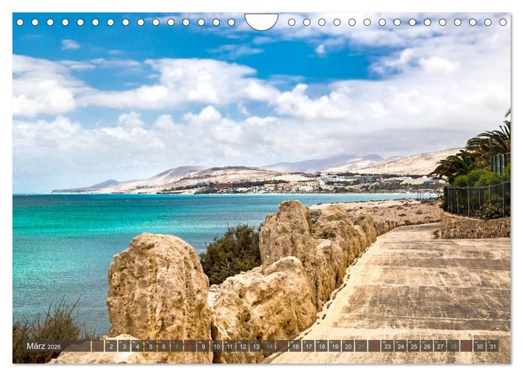 Produktbild: FUERTEVENTURA Paradiesische Impressionen der Insel (Wandkalender 2026 DIN A4 quer), CALVENDO Monatskalender
