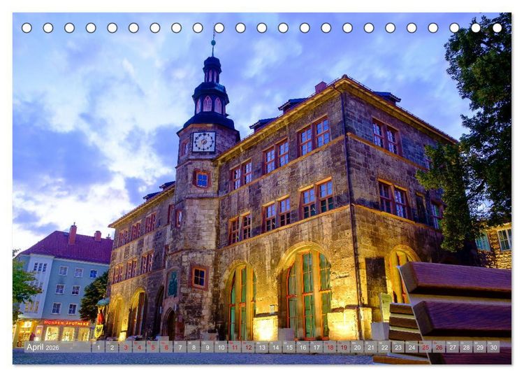 Produktbild: Ein Blick auf Nordhausen am Harz (Tischkalender 2026 DIN A5 quer), CALVENDO Monatskalender