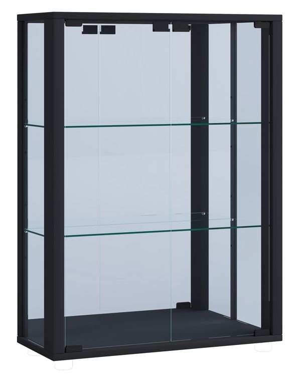 Produktbild: Wandvitrine H&auml;ngevitrine Glasvitrine Udina Spiegel