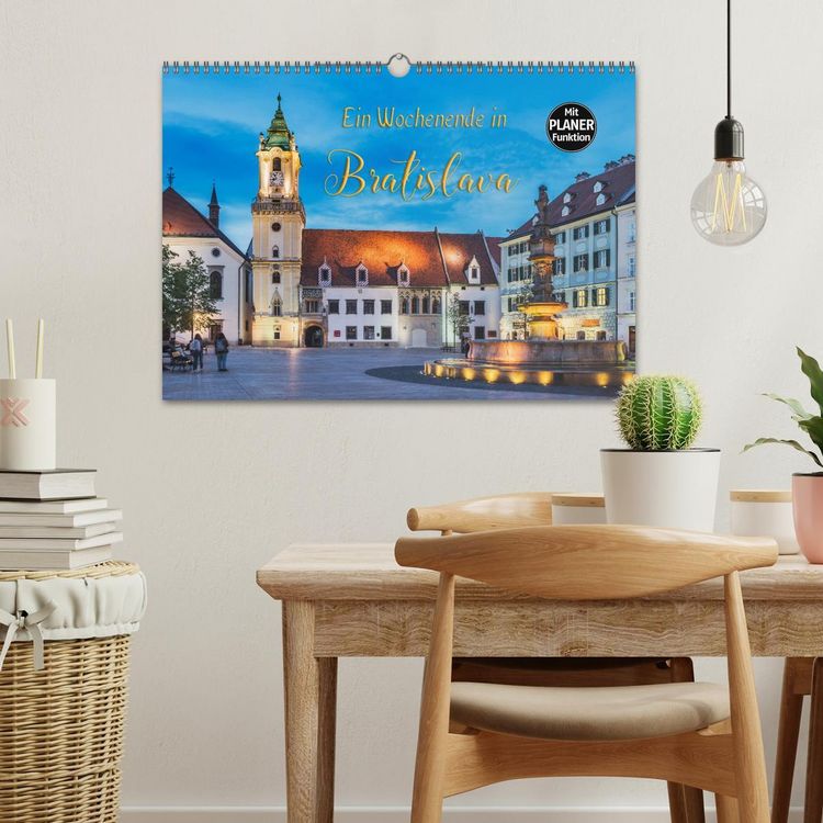 Produktbild: Ein Wochenende in Bratislava (Wandkalender 2026 DIN A3 quer), CALVENDO Monatskalender
