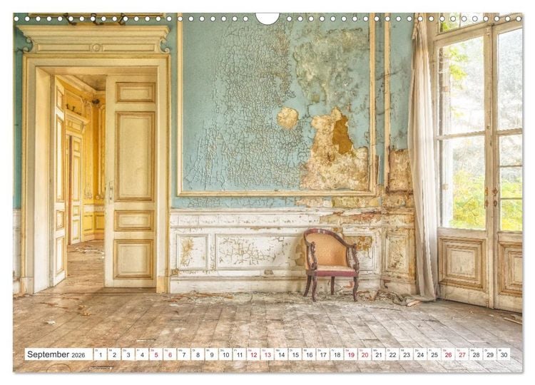 Produktbild: Lost Places - Verlassene R&auml;ume (Wandkalender 2026 DIN A3 quer), CALVENDO Monatskalender