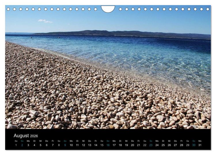 Produktbild: Kroatien (Wandkalender 2026 DIN A4 quer), CALVENDO Monatskalender