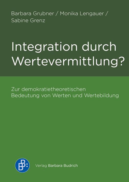Produktbild: Integration durch Wertevermittlung?