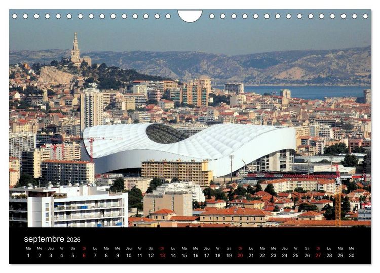 Produktbild: MARSEILLE (Calendrier mural 2026 DIN A4 vertical), CALVENDO calendrier mensuel