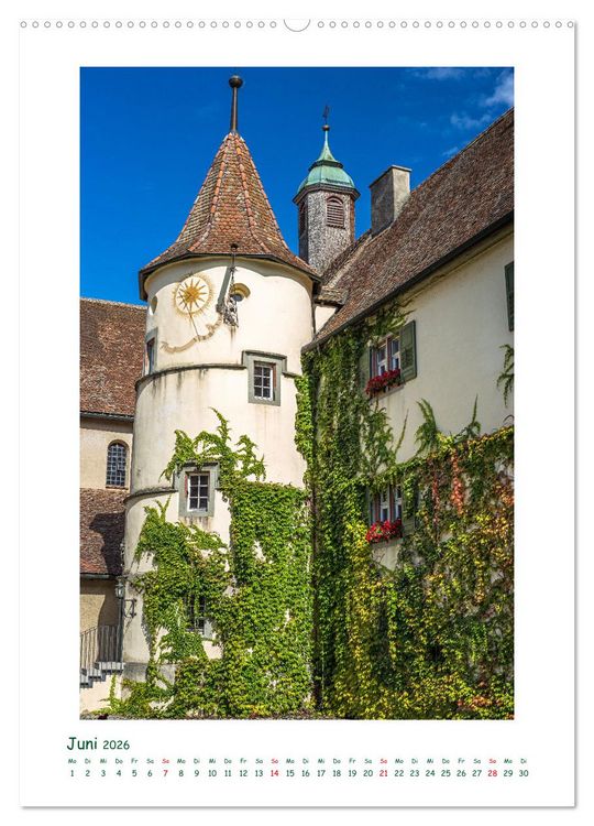 Produktbild: Insel Reichenau im Bodensee (hochwertiger Premium Wandkalender 2026 DIN A2 hoch), Kunstdruck in Hochglanz