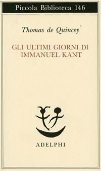 Produktbild: Gli ultimi giorni di Immanuel Kant
