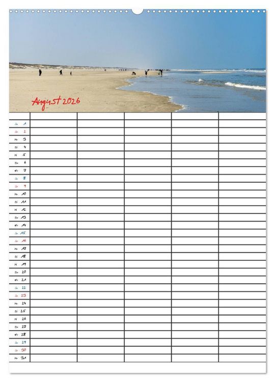 Produktbild: JUIST - DIE NORDSEEINSEL (hochwertiger Premium Wandkalender 2026 DIN A2 hoch), Kunstdruck in Hochglanz