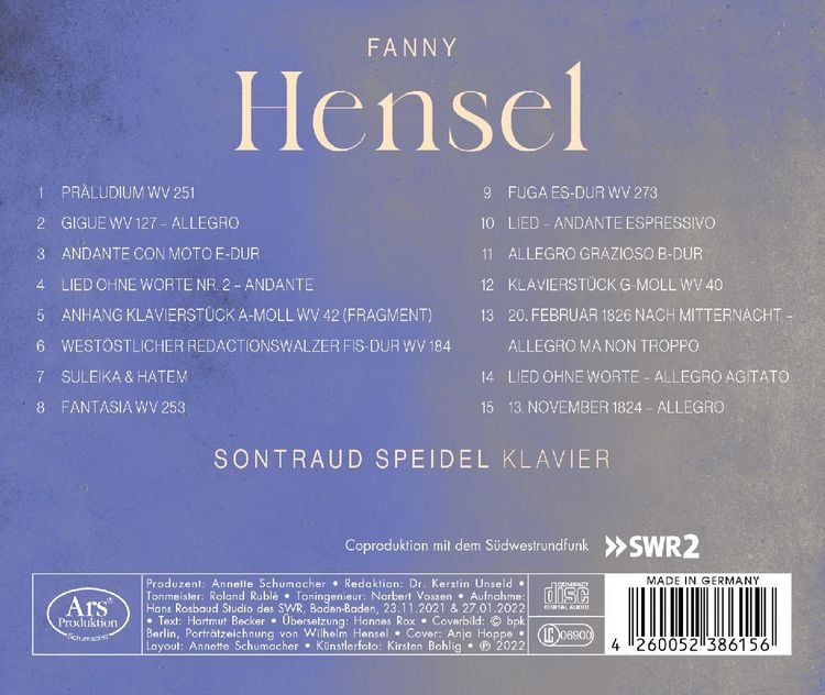 Produktbild: Speidel, S: Werke f&uuml;r Klavier