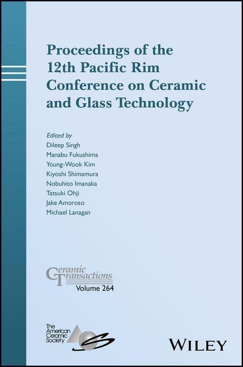 Produktbild: Proceedings of the 12th Pacific Rim Conference on Ceramic and Glass Technology