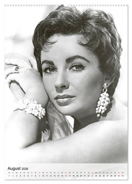 Produktbild: Elizabeth Taylor (Wandkalender 2026 DIN A2 hoch), CALVENDO Monatskalender