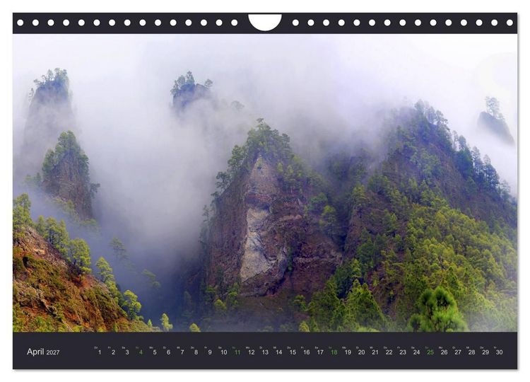 Produktbild: wildes La Palma (Wandkalender 2027 DIN A4 quer), CALVENDO Monatskalender