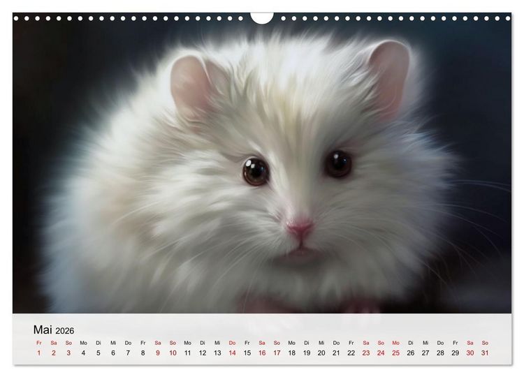 Produktbild: Zauberhafte Fluffies (Wandkalender 2026 DIN A3 quer), CALVENDO Monatskalender