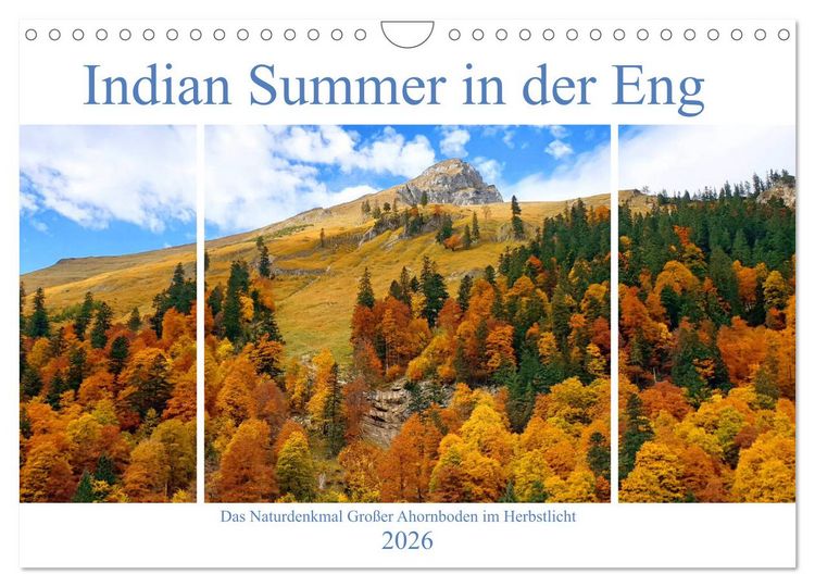 Produktbild: Indian Summer in der Eng - Das Naturdenkmal Gro&szlig;er Ahornboden (Wandkalender 2026 DIN A4 quer), CALVENDO Monatskalender