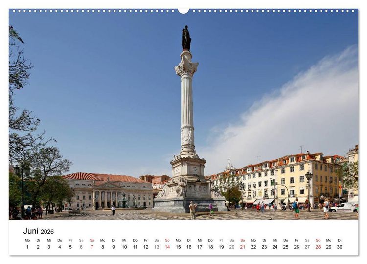 Produktbild: Lissabon Highlights von Petrus Bodenstaff (hochwertiger Premium Wandkalender 2026 DIN A2 quer), Kunstdruck in Hochglanz