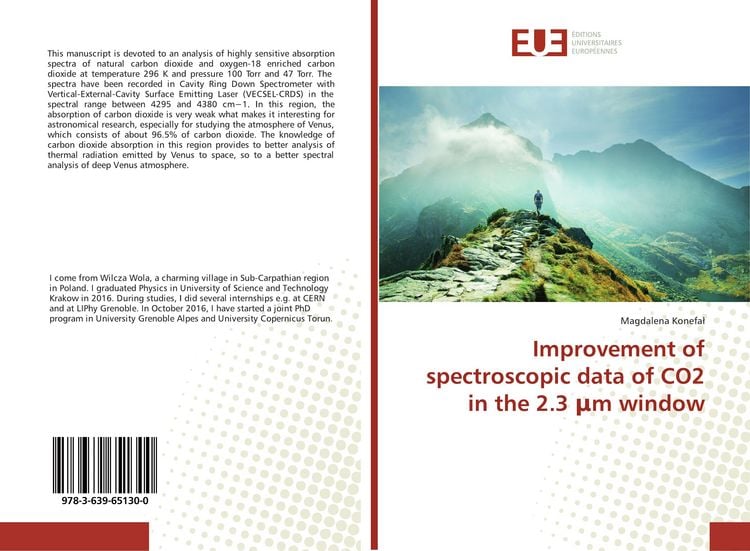 Produktbild: Improvement of spectroscopic data of CO2 in the 2.3 &iquest;m window