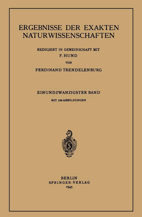 Produktbild: Ergebnisse der Exakten Naturwissenschaften