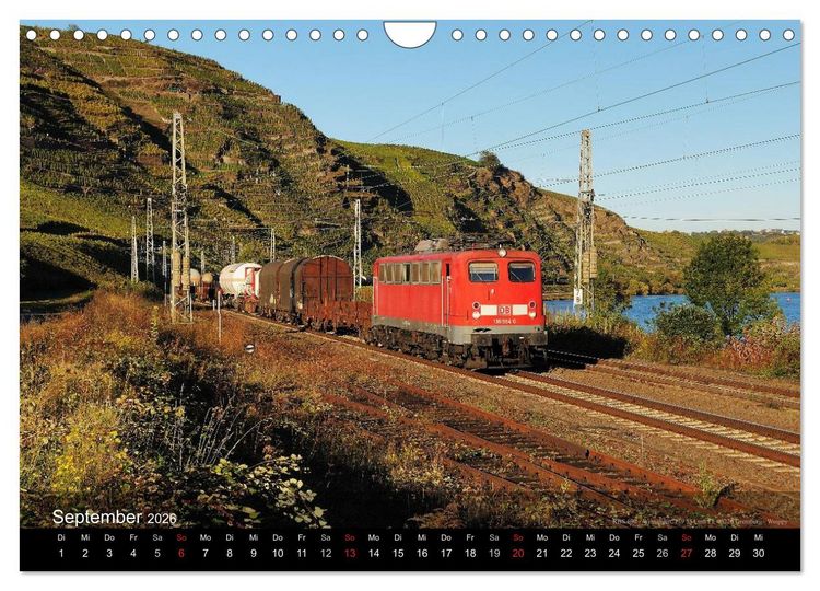 Produktbild: Eisenbahn in Mitteldeutschland (Wandkalender 2026 DIN A4 quer), CALVENDO Monatskalender